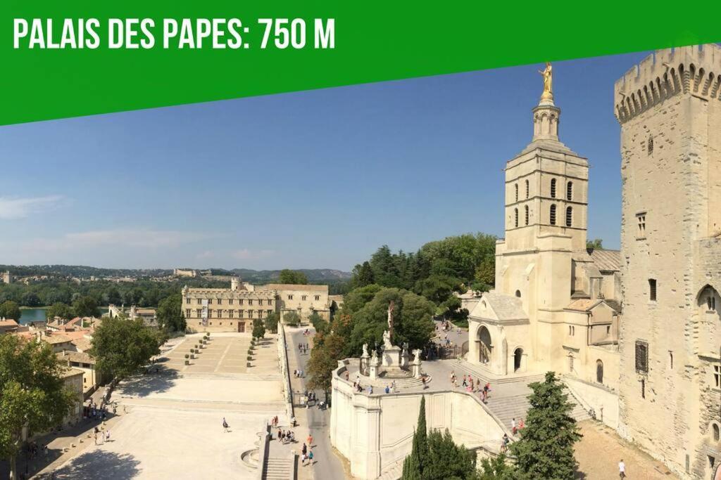 Le Loft Des Papes - 2 Terrasses - Vue Panoramique Sur La Ville - Ac Clim 아비뇽 외부 사진