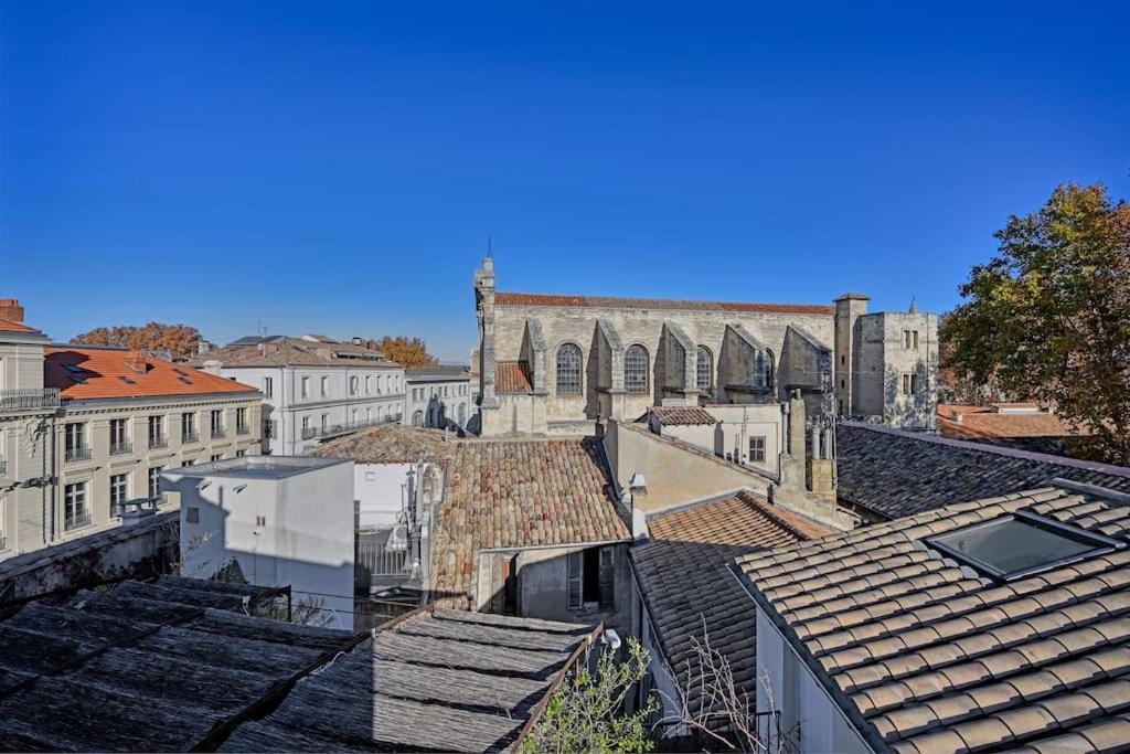 Le Loft Des Papes - 2 Terrasses - Vue Panoramique Sur La Ville - Ac Clim 아비뇽 외부 사진